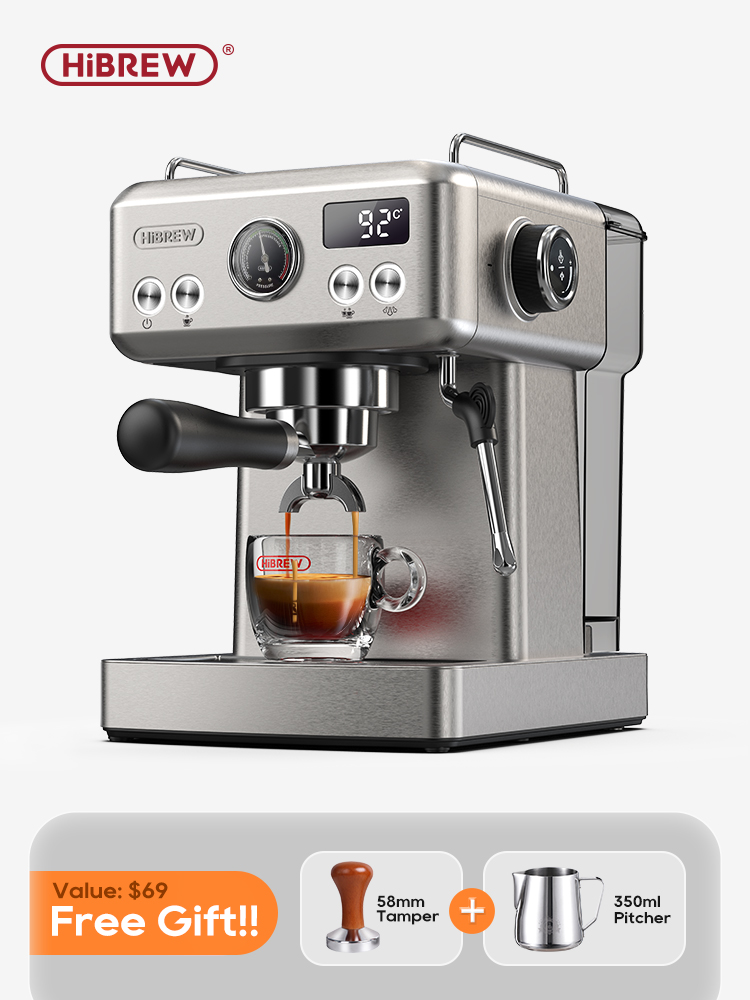 Read more about the article HiBREW 20Bar Semi-Automatic Espresso Machine: A Complete Guide ☕