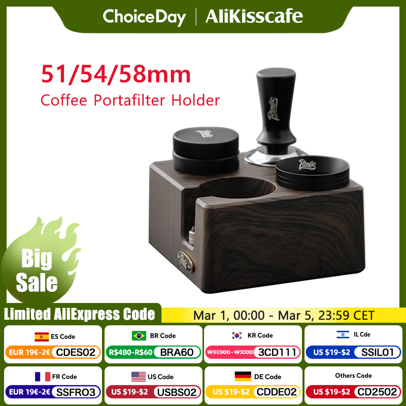 Read more about the article Coffee Tamping Station Stand Perfect Portafilter Holder for 51MM, 54MM, 58MM