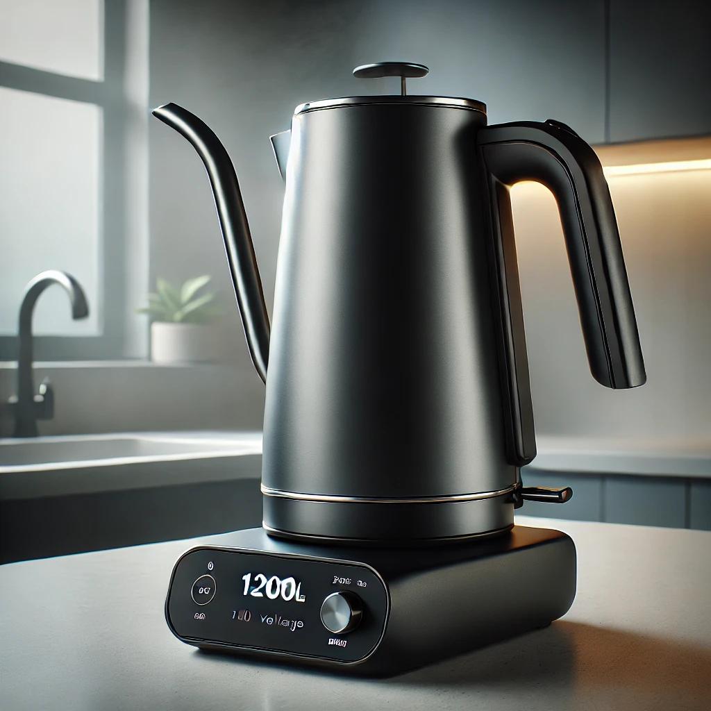 Read more about the article 110V/220V Electric Kettle 1.0L Gooseneck Hand Brew Coffee Pot Review