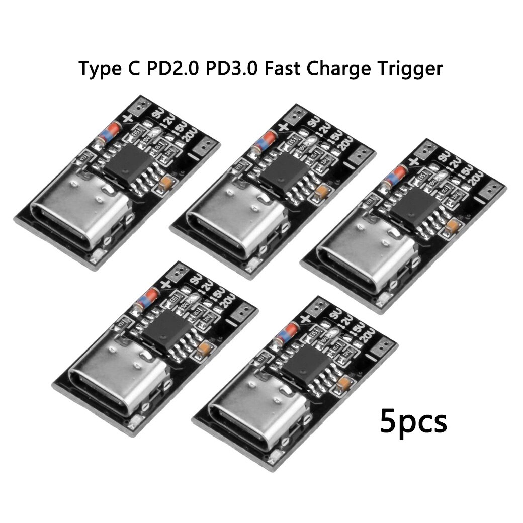 Read more about the article 5pcs Type C PD2.0 PD3.0 Fast Charge Trigger Polling Detector USB Boost Power Supply Change Module Charger Board – A Comprehensive Guide