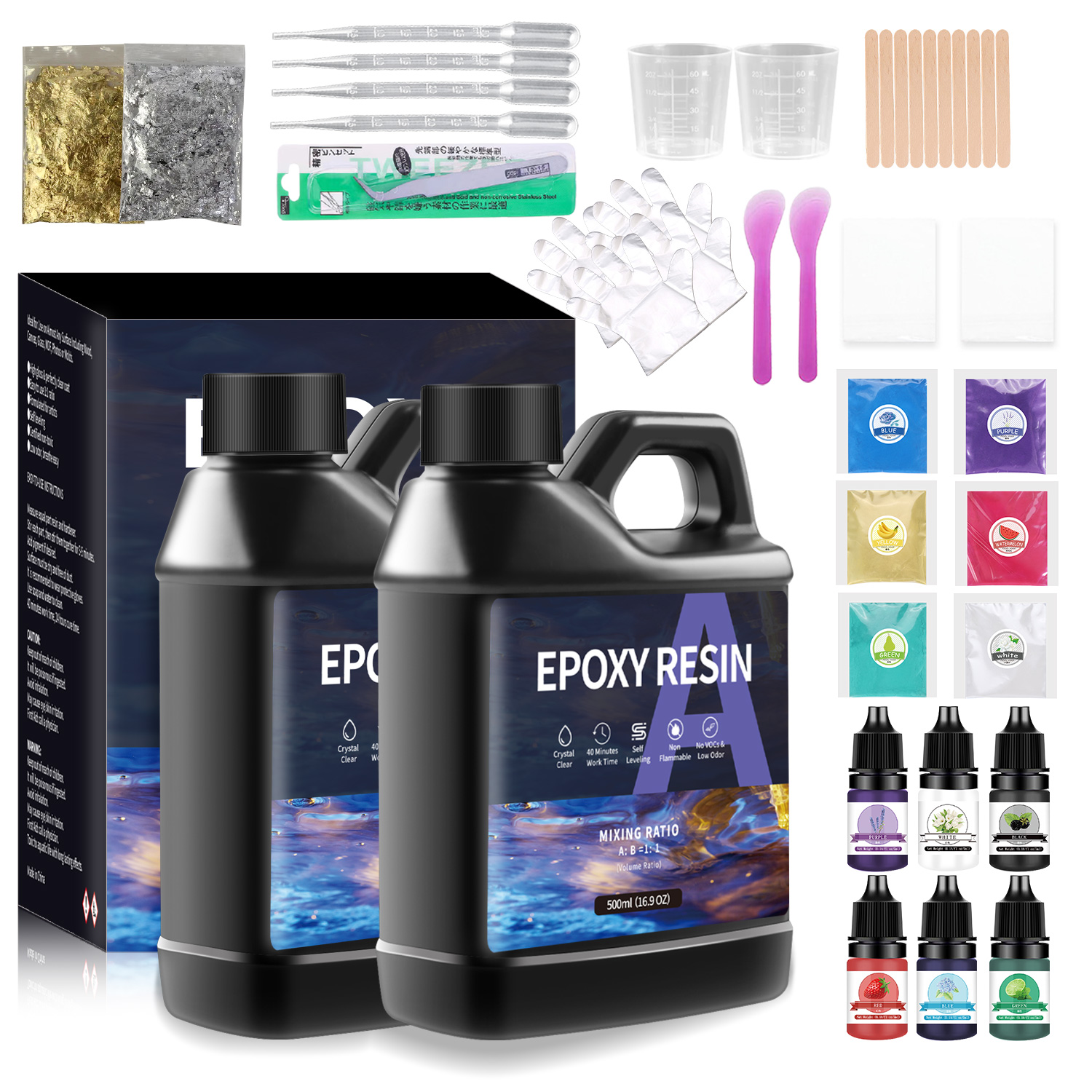 Read more about the article 5001000ml AB Resin Epoxy Glue Set – Everything You Need to Know!